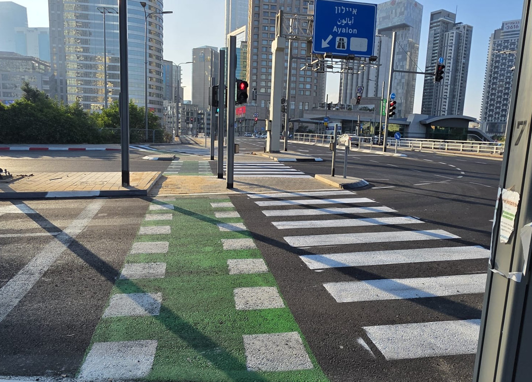 עבודות בגשר מודעי נתיבי איילון 5
