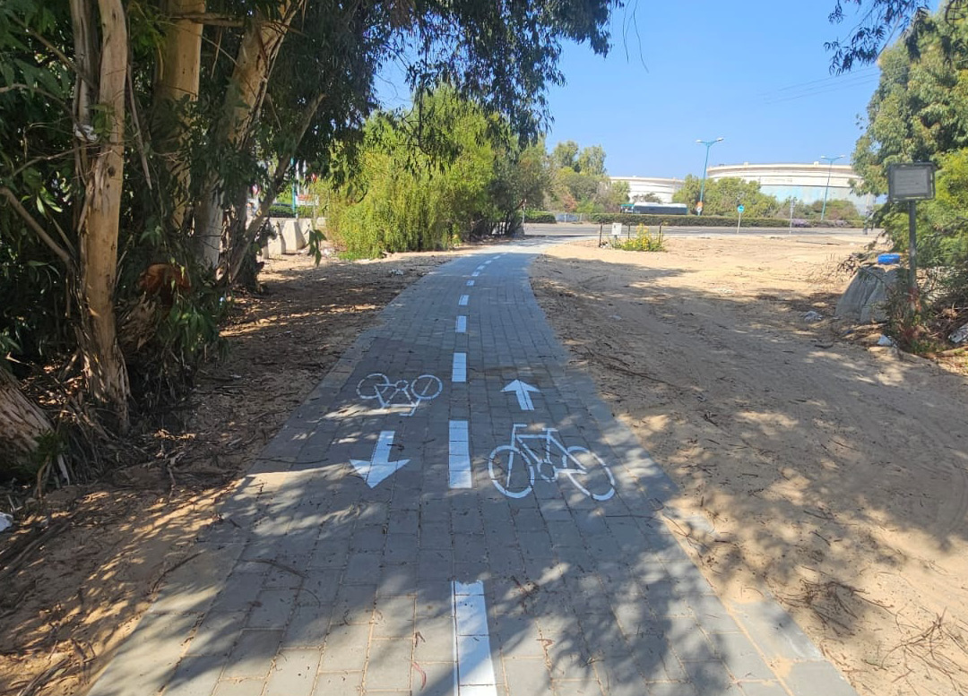שביל אופניים מטרופן חיפה3